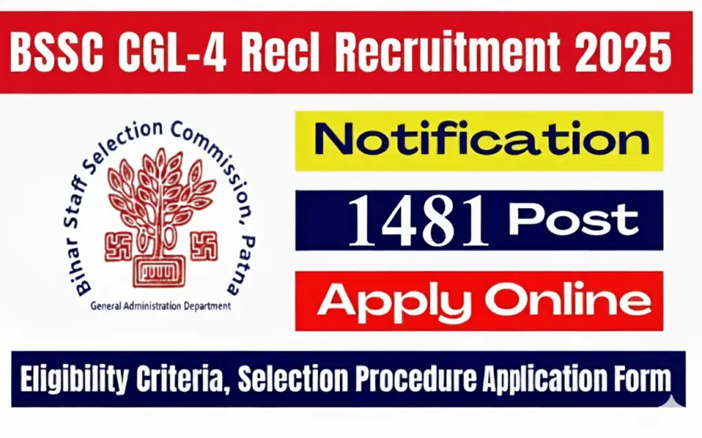 BSSC CGL Vacancy 2025